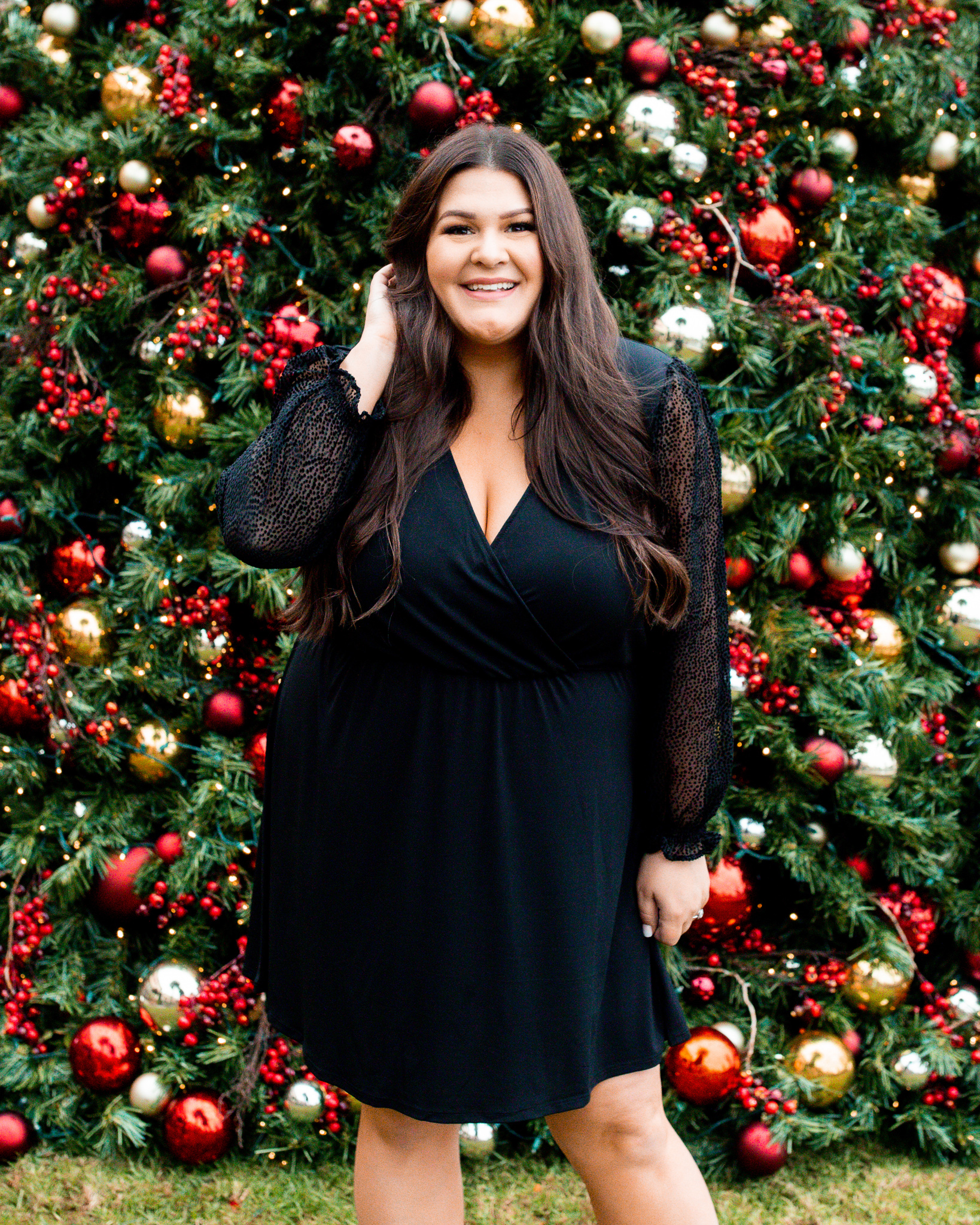 plus size holiday dress