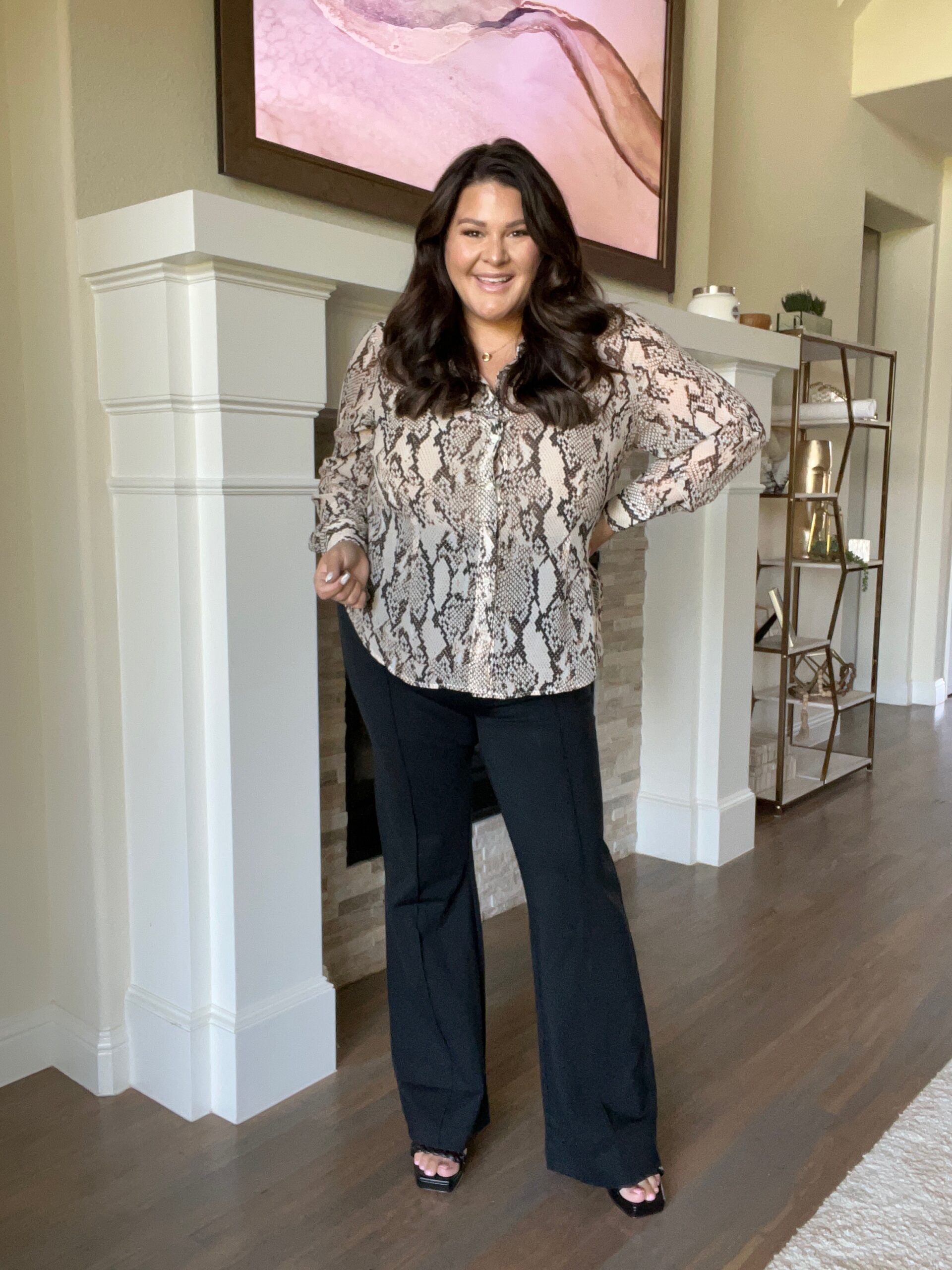 Plus-Size Flare Pants Trend